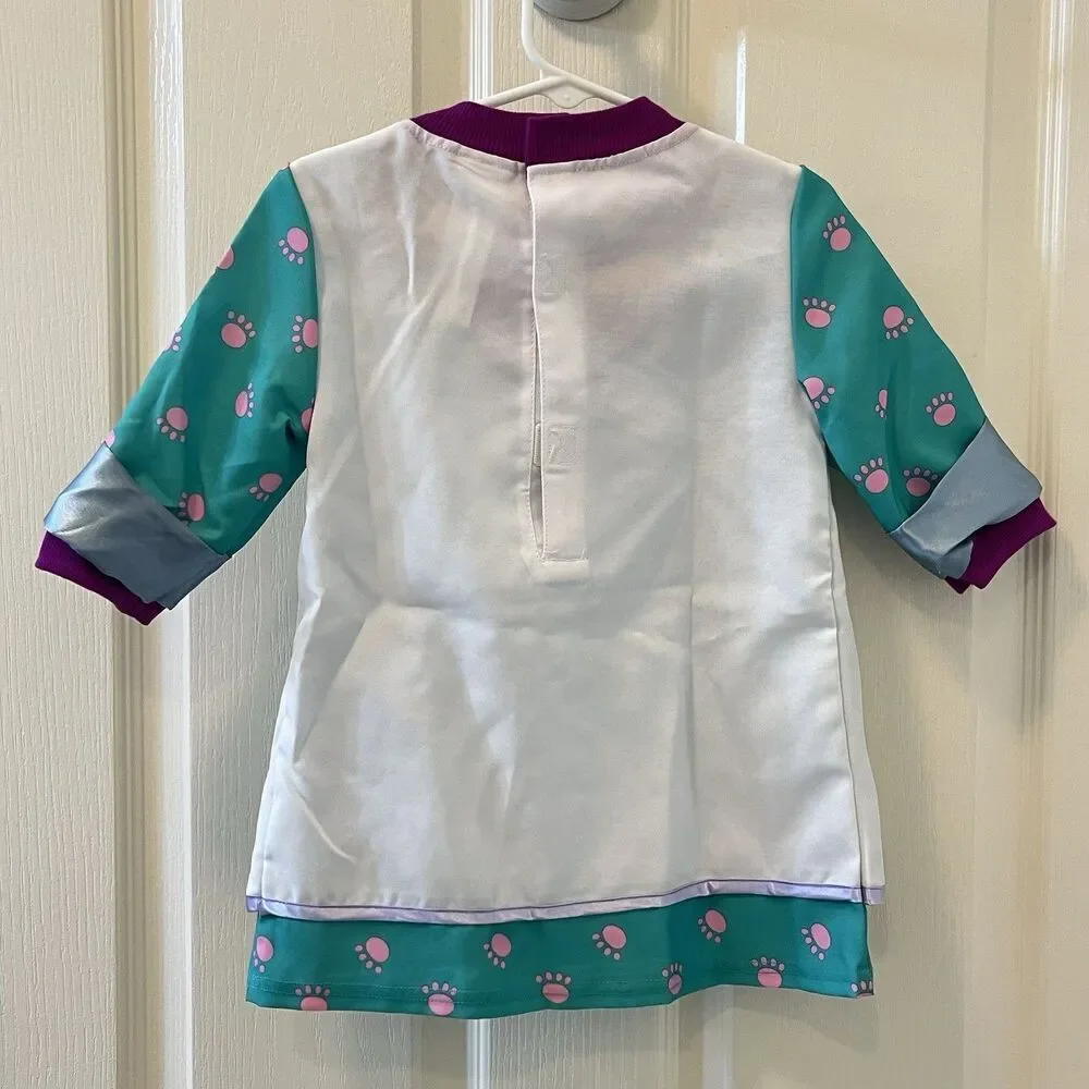 Disney Store Doc McStuffins Pet Vet Costume Tunic Top Size 3